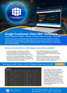 Data SCV360 single customer view